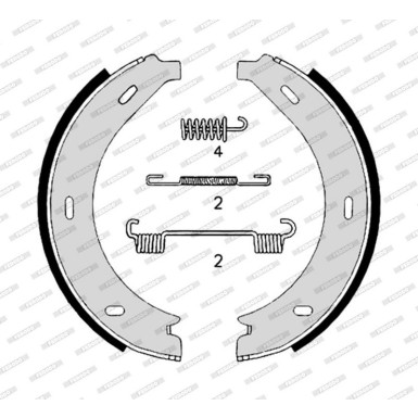Ferodo | Bremsbackensatz | FSB4306