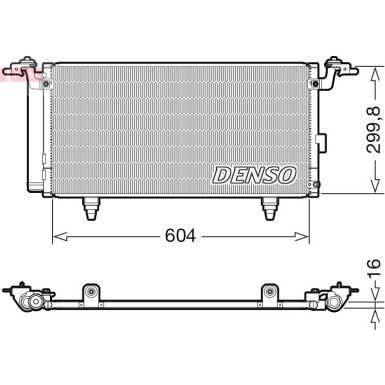 Denso | Kondensator, Klimaanlage | DCN36005