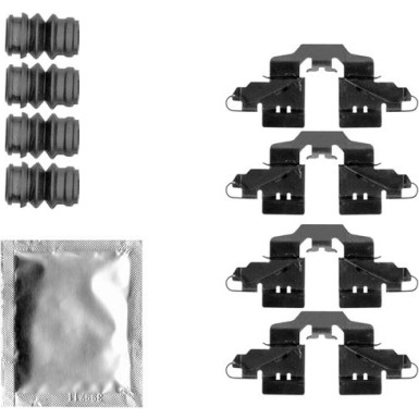 BOSCH Zubehörsatz, Scheibenbremsbelag 1 987 474 484
