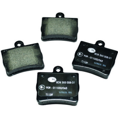 Hella | Bremsbelagsatz, Scheibenbremse | 8DB 355 008-311