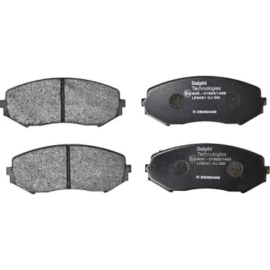 LP2001 Bremsbelagsatz, Scheibenbremse