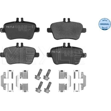 Meyle Bremsbelagsatz, Scheibenbremse MEYLE-ORIGINAL: True to OE 025 248 4818
