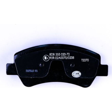 Hella | Bremsbelagsatz, Scheibenbremse | 8DB 355 020-721
