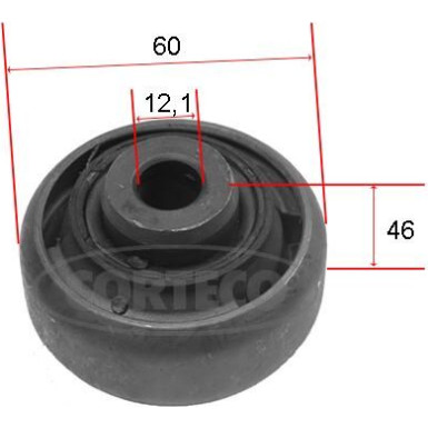 Corteco | Lagerung, Lenker | 21652917