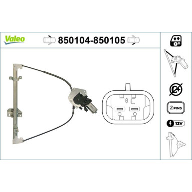 Valeo | Fensterheber | 850104