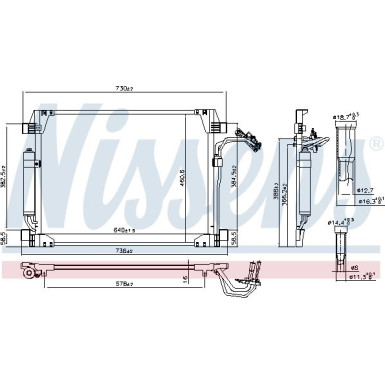 940622 Kondensator, Klimaanlage