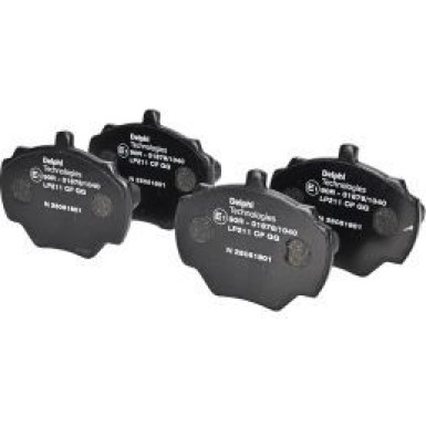 Delphi Bremsbelagsatz, Scheibenbremse LP211