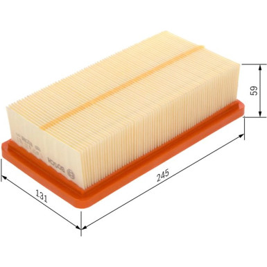 BOSCH 1 457 432 183 Luftfilter