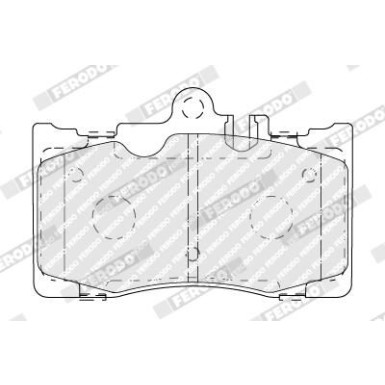 Ferodo Bremsbelagsatz, Scheibenbremse PREMIER FDB1688