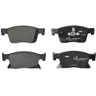 Delphi Bremsbelagsatz, Scheibenbremse LP3237