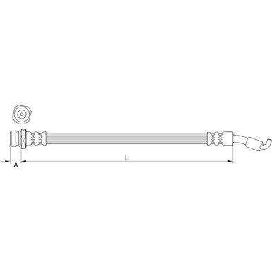 4111440 Bremsschlauch 4111440 Bremsschlauch