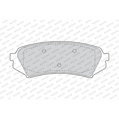 Ferodo Bremsbelagsatz, Scheibenbremse PREMIER ECO FRICTION FDB1457