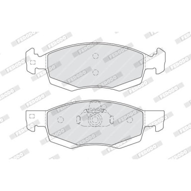 Ferodo | Bremsbelagsatz, Scheibenbremse | FDB4035 Ferodo | Bremsbelagsatz, Scheibenbremse | FDB4035