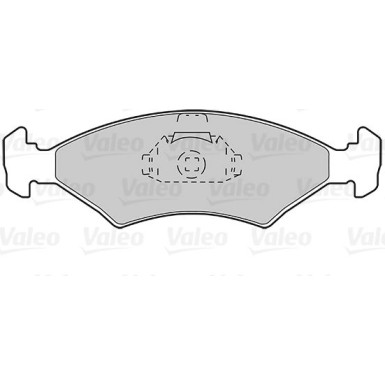 Valeo | Bremsbelagsatz, Scheibenbremse | 301212