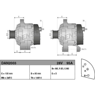 Denso | Generator | DAN502
