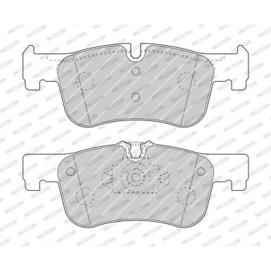 Ferodo Bremsbelagsatz, Scheibenbremse PREMIER ECO FRICTION FDB4844