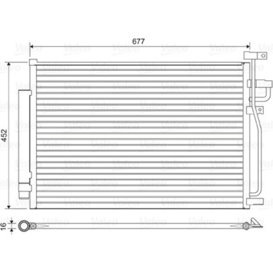 Valeo | Kondensator, Klimaanlage | 814166