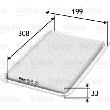 Valeo | Luftfilter | 585214