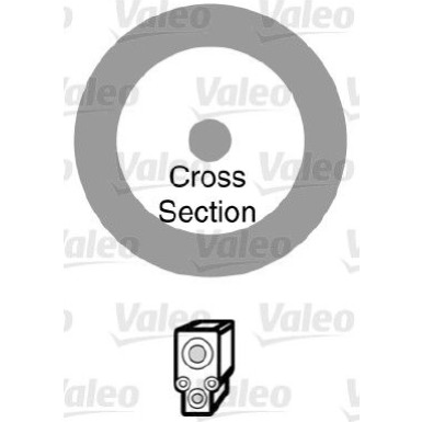 509178 Dichtung, Kühlmittelrohrleitung
