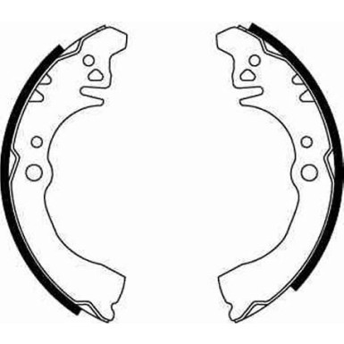 GS8648 Bremsbackensatz GS8648 Bremsbackensatz