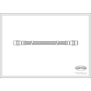 Corteco | Bremsschlauch | 19018648