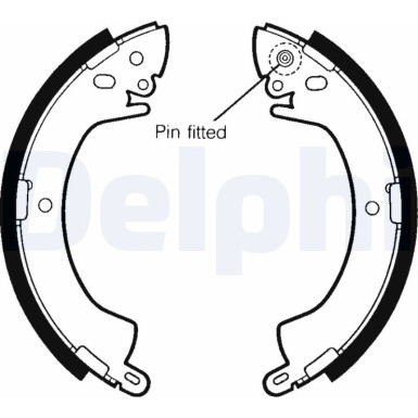 LS1344 Bremsbackensatz