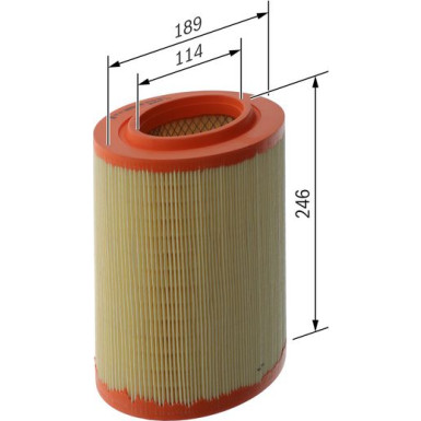 BOSCH F 026 400 039 Luftfilter BOSCH F 026 400 039 Luftfilter