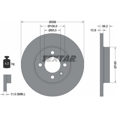 92041703 Bremsscheibe PRO