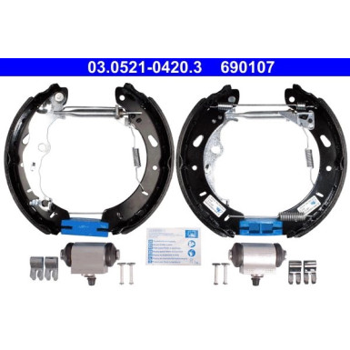 03.0521-0420.3 Bremsbackensatz Original ATE TopKit