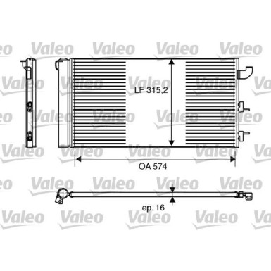 Valeo | Kondensator, Klimaanlage | 818162 Valeo | Kondensator, Klimaanlage | 818162