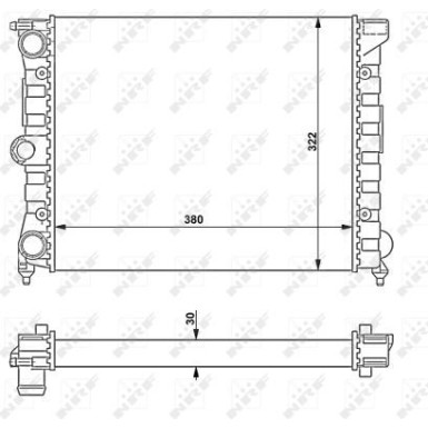 58696 Kühler, Motorkühlung 58696 Kühler, Motorkühlung