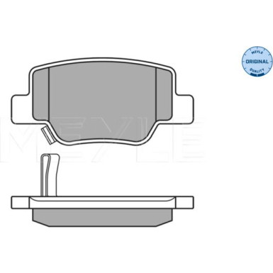 Meyle Bremsbelagsatz, Scheibenbremse MEYLE-ORIGINAL: True to OE 025 249 2616/W