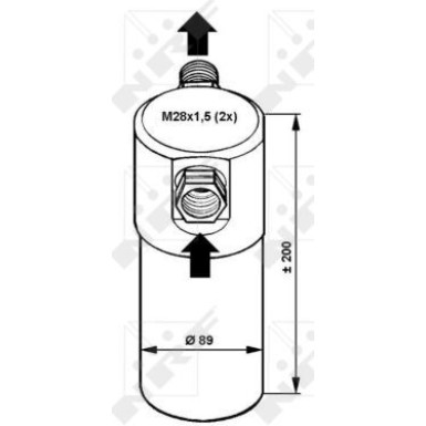 NRF Trockner, Klimaanlage EASY FIT 33081