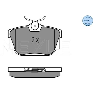 Meyle Bremsbelagsatz, Scheibenbremse MEYLE-ORIGINAL: True to OE 025 234 4616/W Meyle Bremsbelagsatz, Scheibenbremse MEYLE-ORIGINAL: True to OE 025 234 4616/W