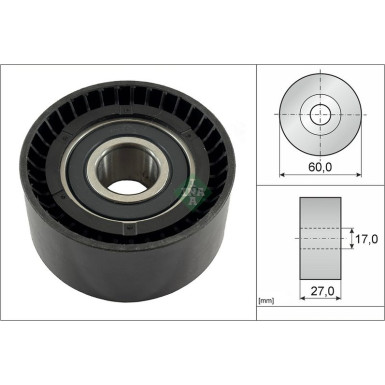 532 0747 10 Umlenk-/Führungsrolle, Zahnriemen