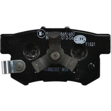 Hella | Bremsbelagsatz, Scheibenbremse | 8DB 355 012-061