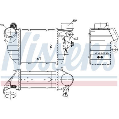 96747 Ladeluftkühler ** FIRST FIT **