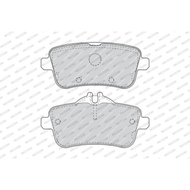 FDB4169 Bremsbelagsatz, Scheibenbremse PREMIER