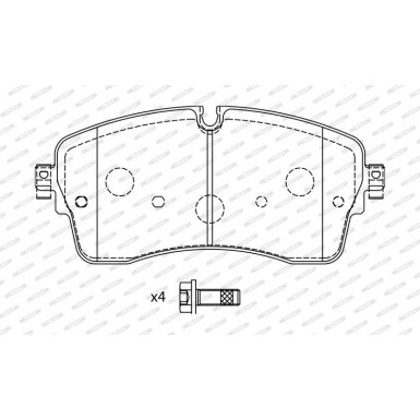 FDB5221 Bremsbelagsatz, Scheibenbremse PREMIER ECO FRICTION