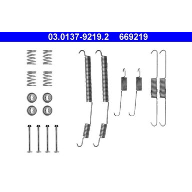 03.0137-9219.2 Zubehörsatz, Bremsbacken