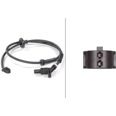 Hella | Sensor, Raddrehzahl | 6PU 010 039-381