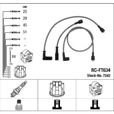 7242 Zündleitungssatz
