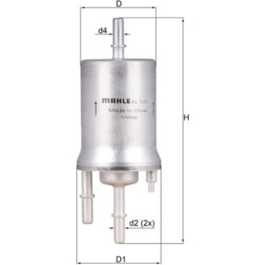 KL 572 Kraftstofffilter