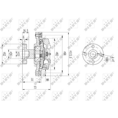 49578 Kupplung, Kühlerlüfter 49578 Kupplung, Kühlerlüfter