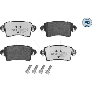 025 236 6916/PD Bremsbelagsatz, Scheibenbremse MEYLE-PD: Advanced performance and design.
