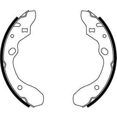 GS8582 Bremsbackensatz