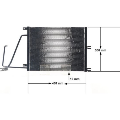 AC 226 000S Kondensator, Klimaanlage BEHR AC 226 000S Kondensator, Klimaanlage BEHR