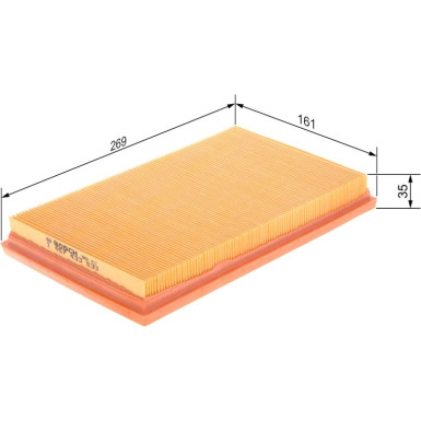 BOSCH 1 457 433 533 Luftfilter BOSCH 1 457 433 533 Luftfilter