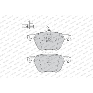 Ferodo | Bremsbelagsatz, Scheibenbremse | FVR1497