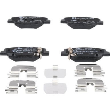 13.0470-5786.2 Bremsbelagsatz, Scheibenbremse ATE Ceramic